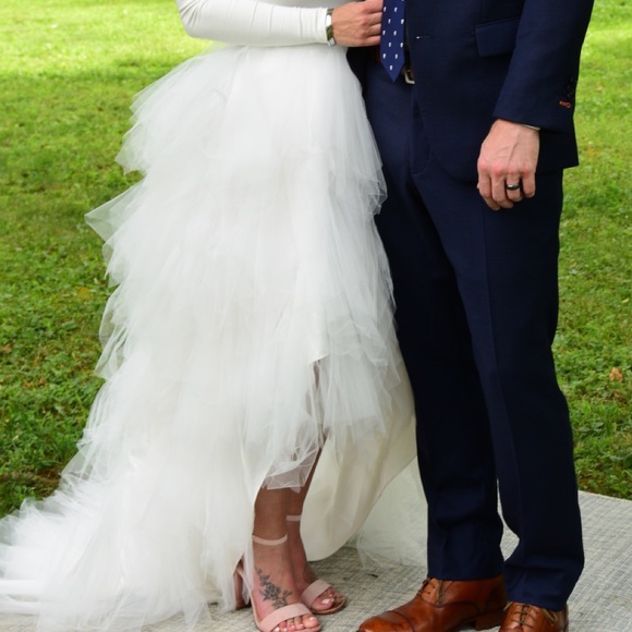 Tulle high-low beautiful - Picture 3 of 4